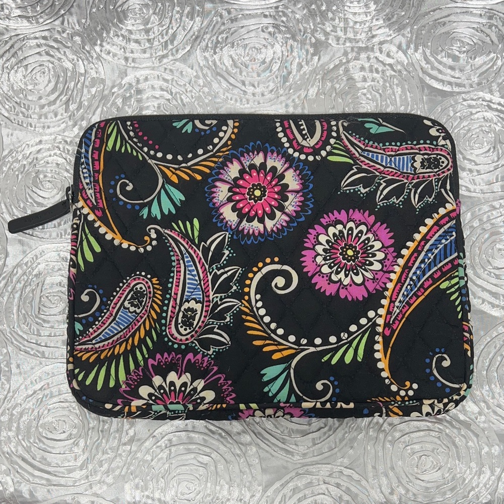 Vera Bradley Floral Paisley Quilted Pouch for IPad